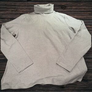 Todd Snyder Jersey feeder stripe turtleneck shirt